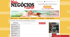 Desktop Screenshot of jornalmaisnegocios.com.br