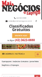 Mobile Screenshot of jornalmaisnegocios.com.br